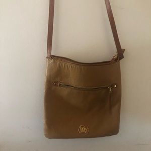 Leather cross body bag